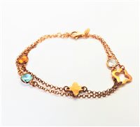 Bracciale Artigianale Donna Absolute Silver in Argento Zirconia 158AG